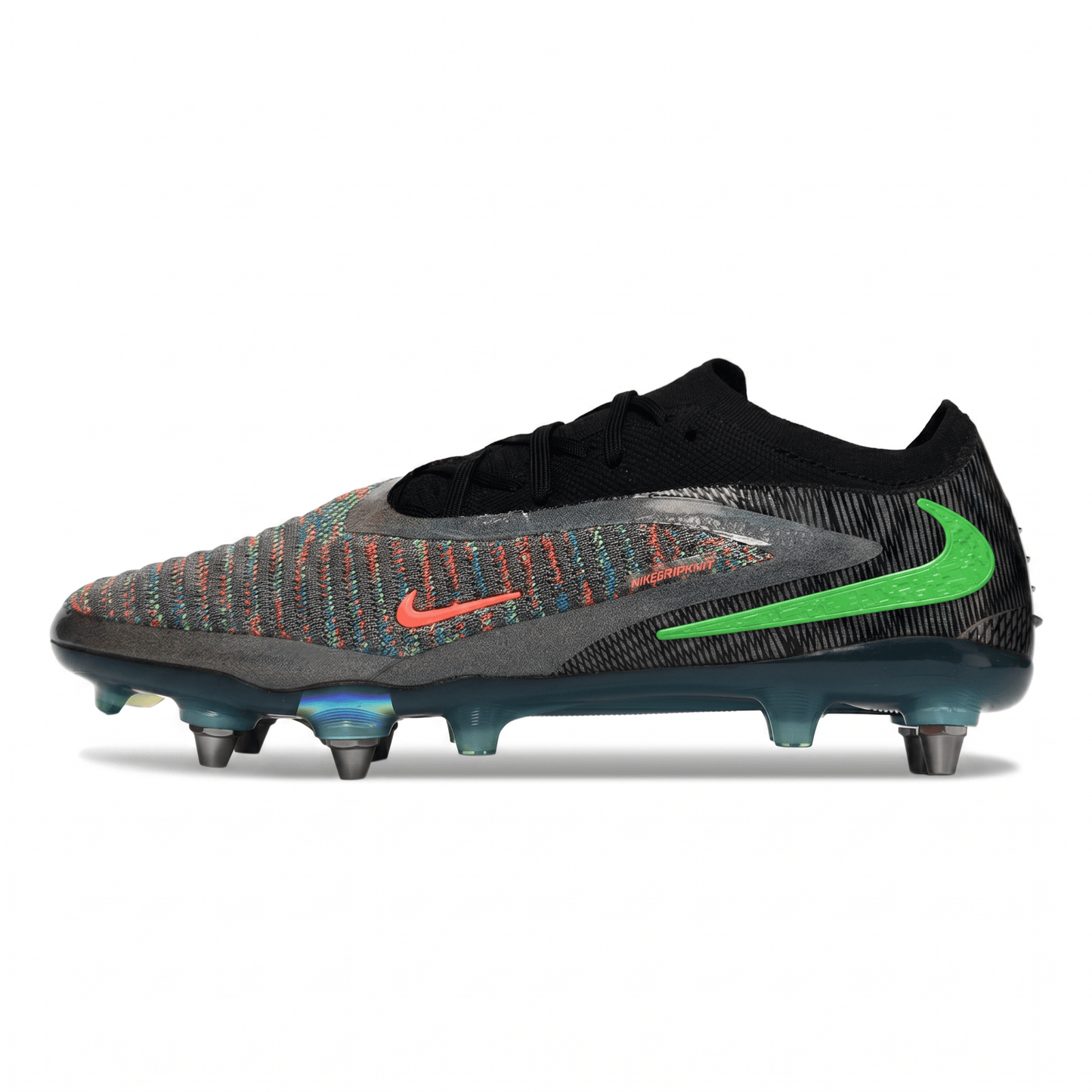 Phantom 6 Low Cut SG-PRO Black / Green Strike / Bright Crimson - Elite Boots