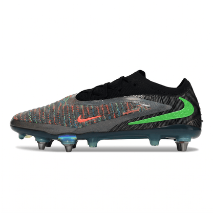 Phantom 6 Low Cut SG-PRO Black / Green Strike / Bright Crimson - Elite Boots