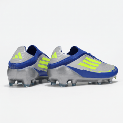 F50 FG Silver Metallic / Solar Yellow / Lucid Blue - Elite Boots