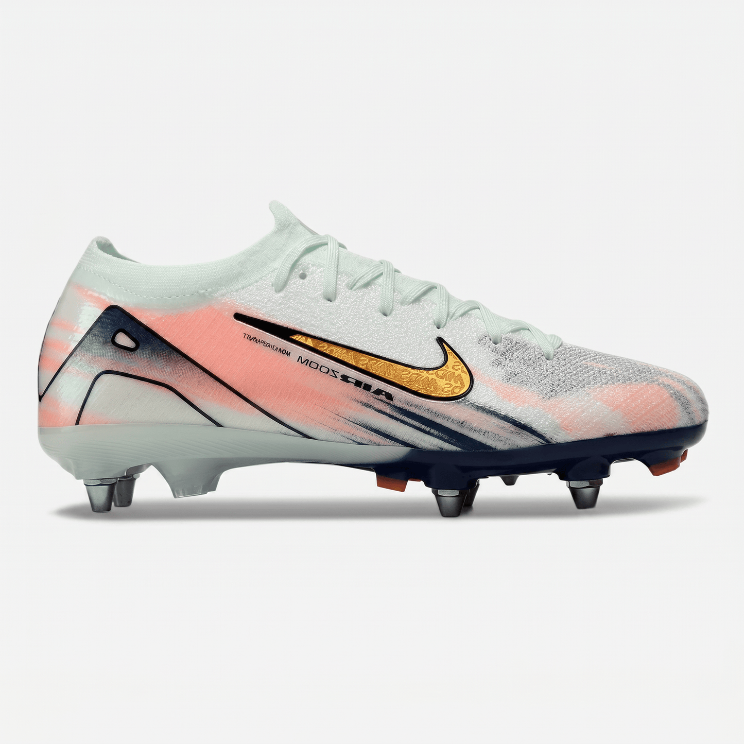 Mercurial Superfly IIX Elite SG White / Navy Blue / Gold / Coral Pink - Elite Boots