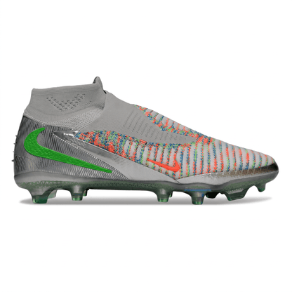 Phantom 6 High FG Metallic Silver / Multi-Color / Green / Crimson - Elite Boots