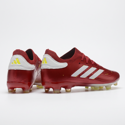 Copa Pure 2.1 FG Borgogna / Bianco / Verde Lime