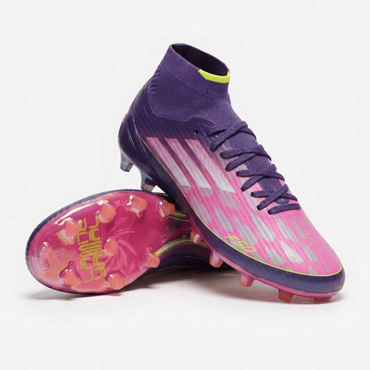 F50 Elite Mid FG Unity Purple / Footwear White / Lucid Lemon - Elite Boots