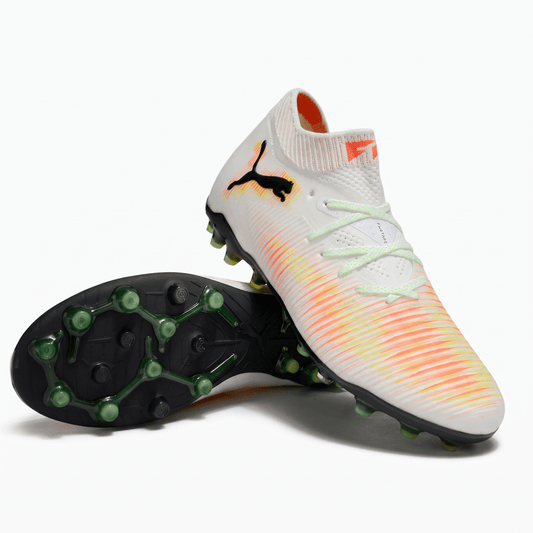 Future 8 Ultimate FG/AG White / Black / Fireglow - Elite Boots