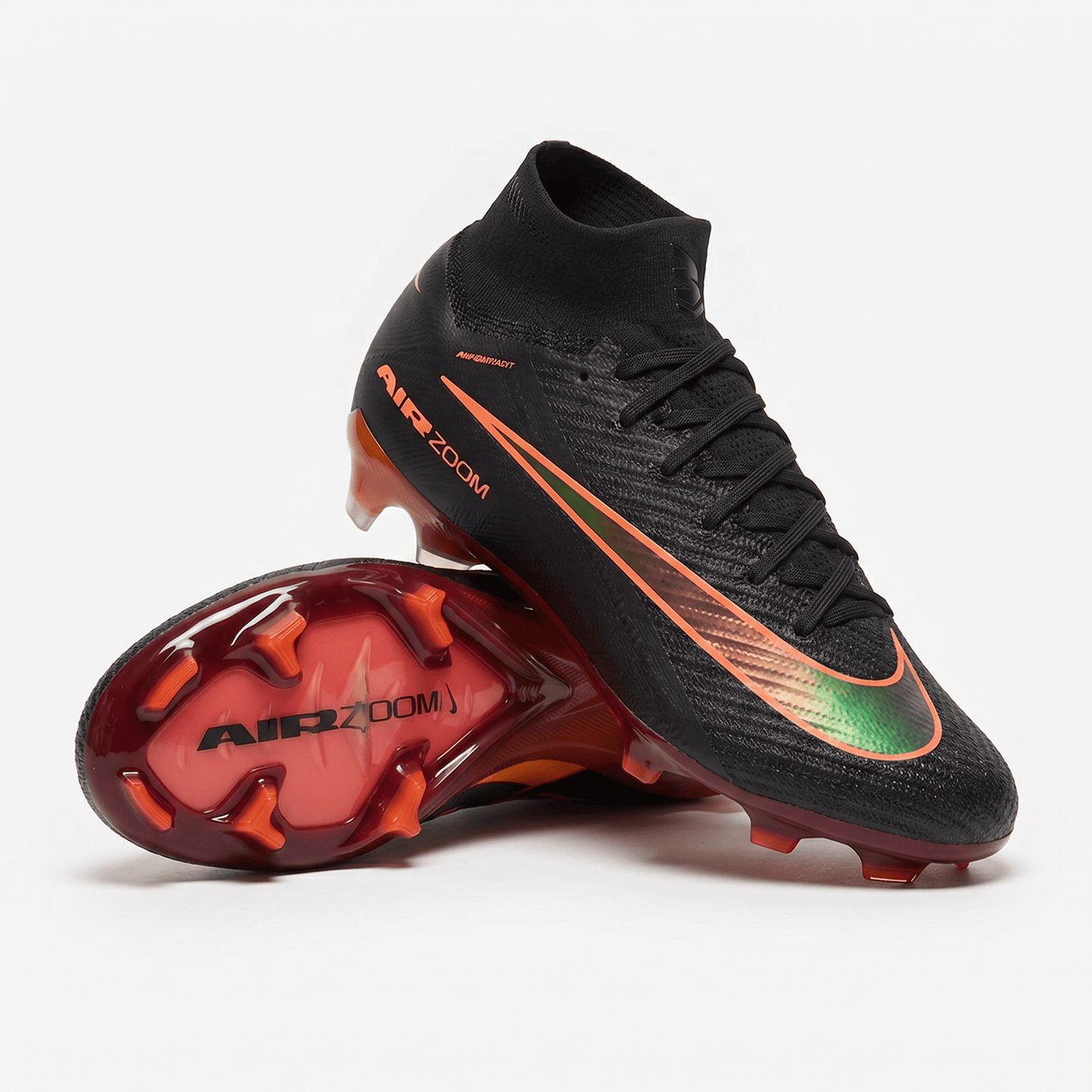 Mercurial Vapor XV Elite FG Black / Metallic Green / Total Orange / Burgundy - Elite Boots