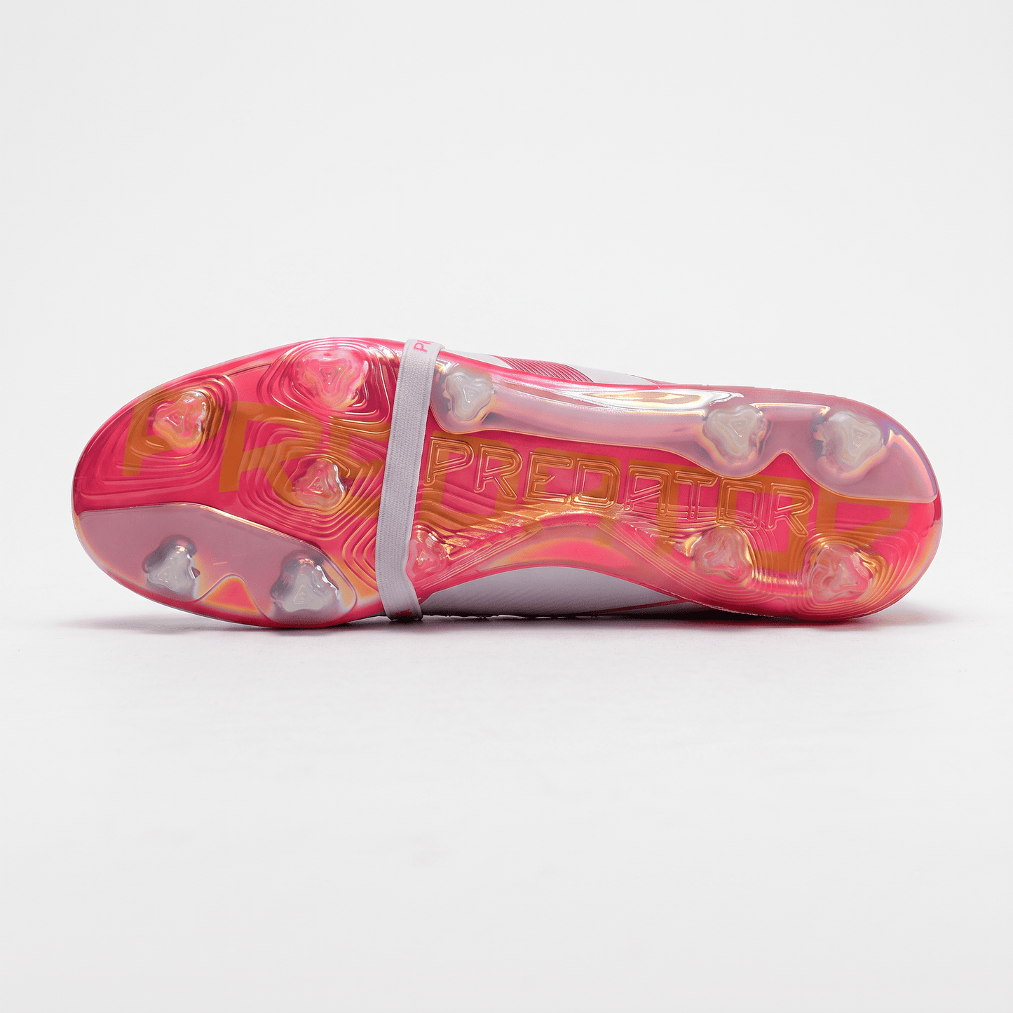 Predator Fold-Over Tongue FG White / Solar Blue / Solar Pink - Elite Boots