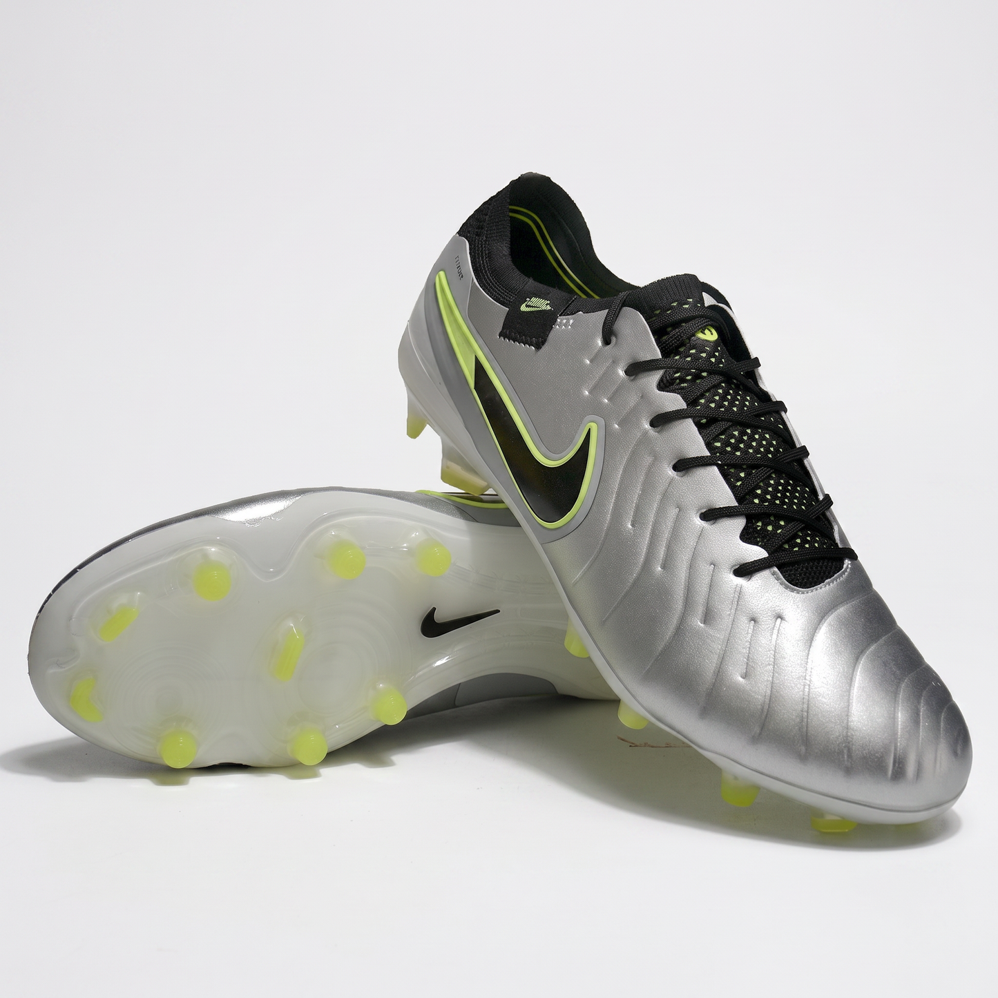 Tiempo Legend 10 FG Zilver / Zwart / Volt / Geel