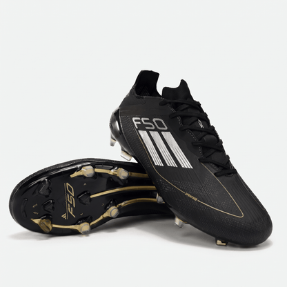 F50 FG Core Black / Iron Metallic / Gold Metallic - Elite Boots