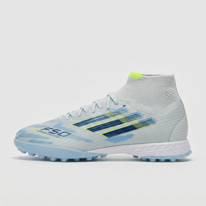 F50 Sparkfusion Pro Mid TFColor: Wonder Quartz / Team Navy Blue / Lucid Lemon - Elite Boots