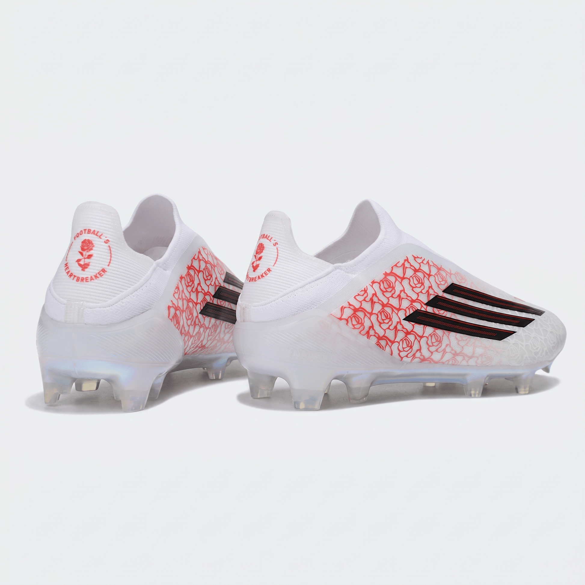 F50+ Laceless FG Footwear White / Core Black / Lucid Red - Elite Boots