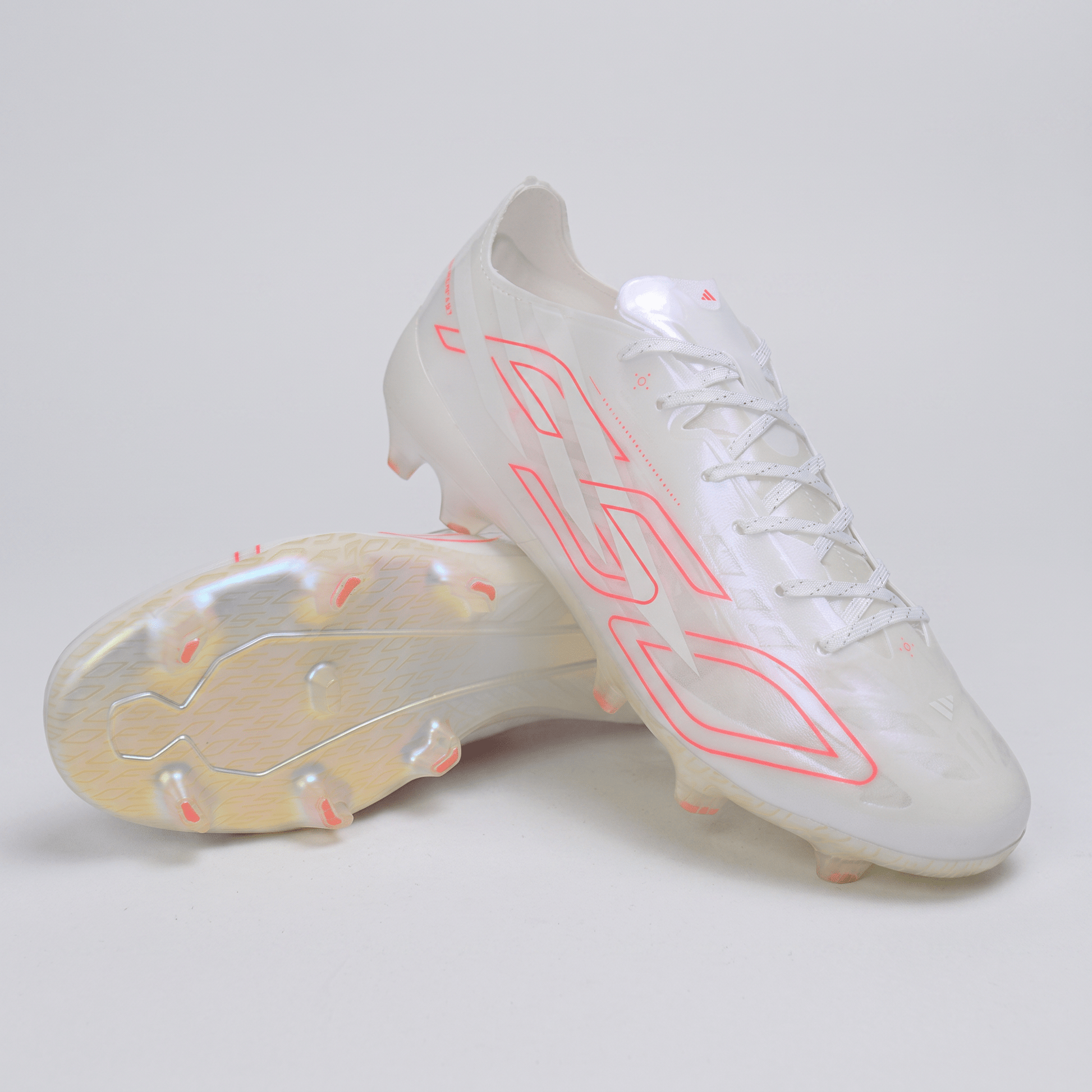 F50 Hyperfast Pro FG Cloud White / Solar Red / Off White - Elite Boots