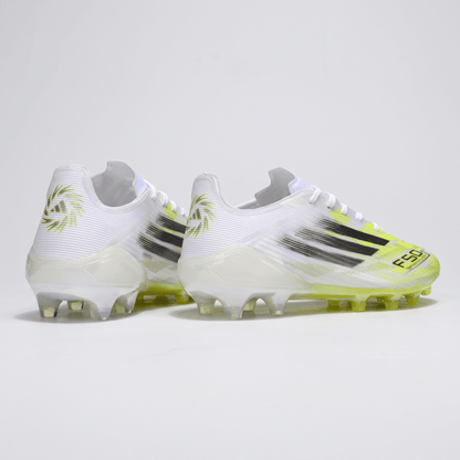 F50 Hyperfast Pro FG Cloud White / Iron Metallic / Res Yellow - Elite Boots