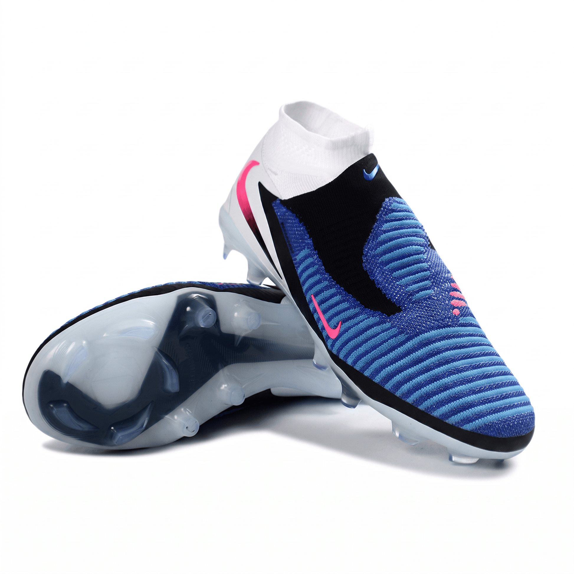 Phantom 6 High Racer Blue / Pink Blast / White - Elite Boots