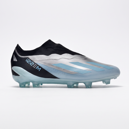 X Crazyfast LL FG Metallic Silver / Core Black / Bliss BlueFG