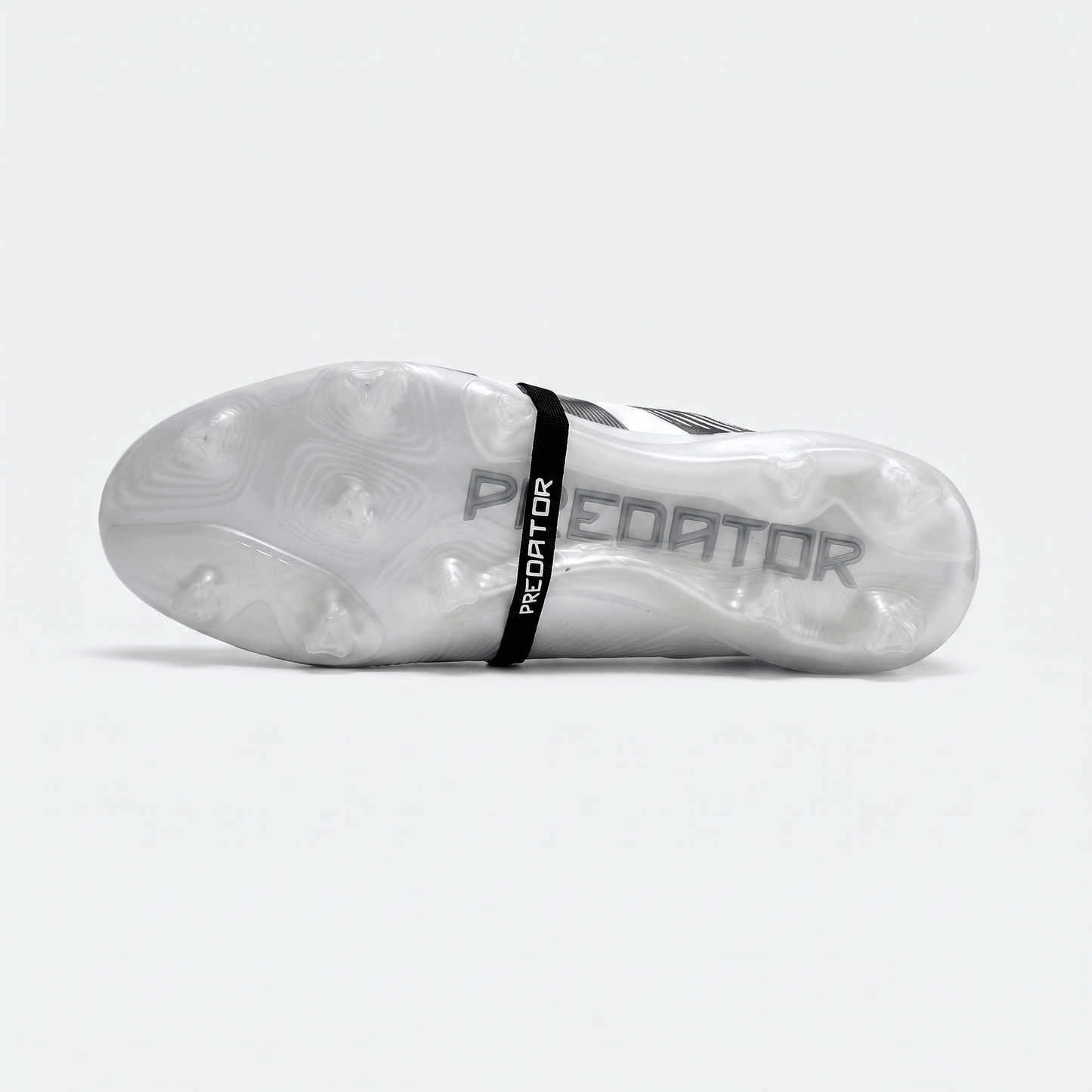 Predator Fold-Over Tongue FG White / Core Black / Solar Red - Elite Boots