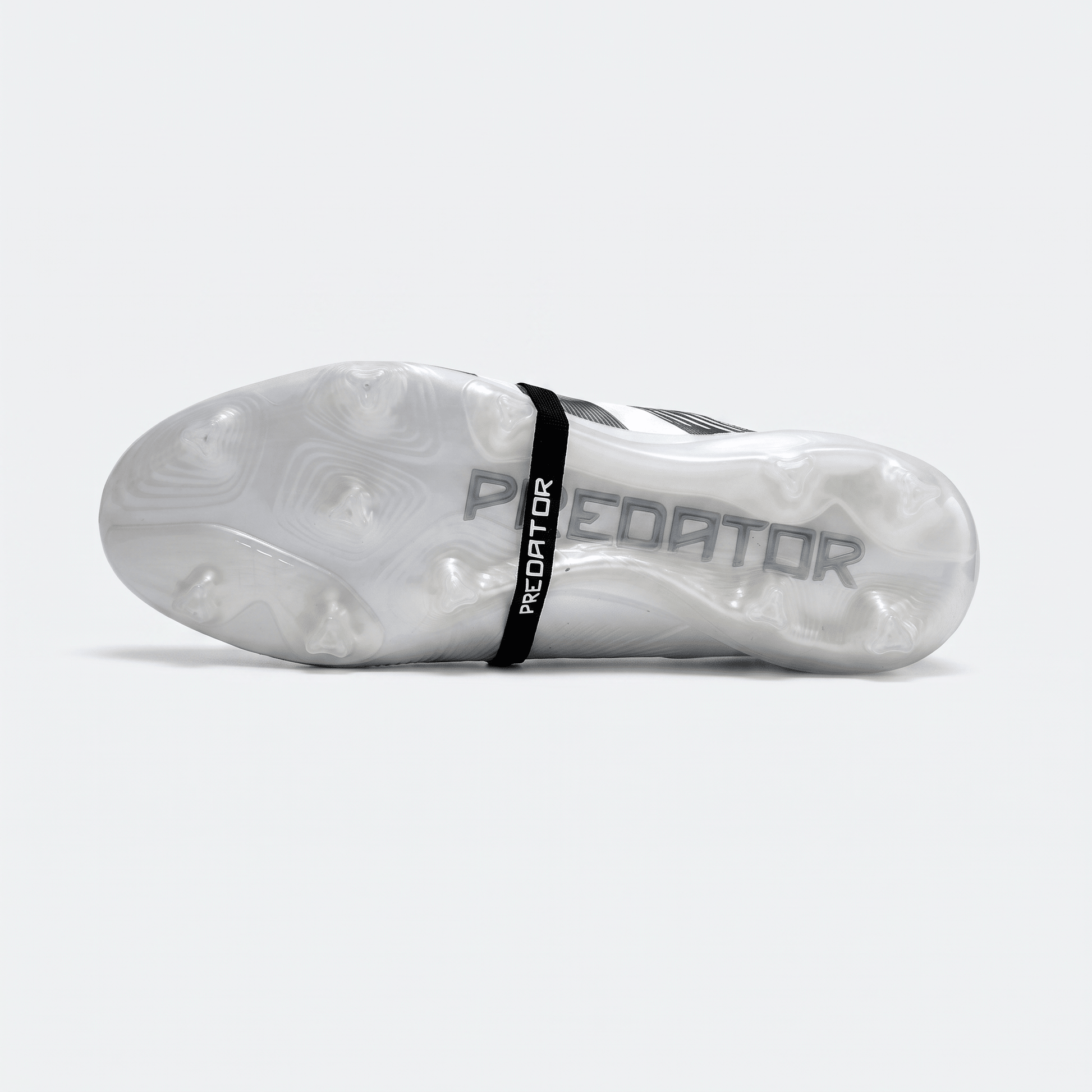 Predator Fold-Over Tongue FG White / Core Black / Solar Red - Elite Boots