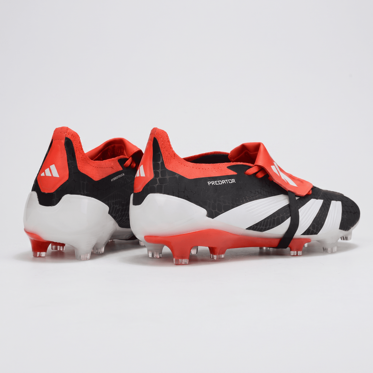 Predator Fold-Over Tongue FG Core Black / Cloud White / Solar Red - Elite Boots