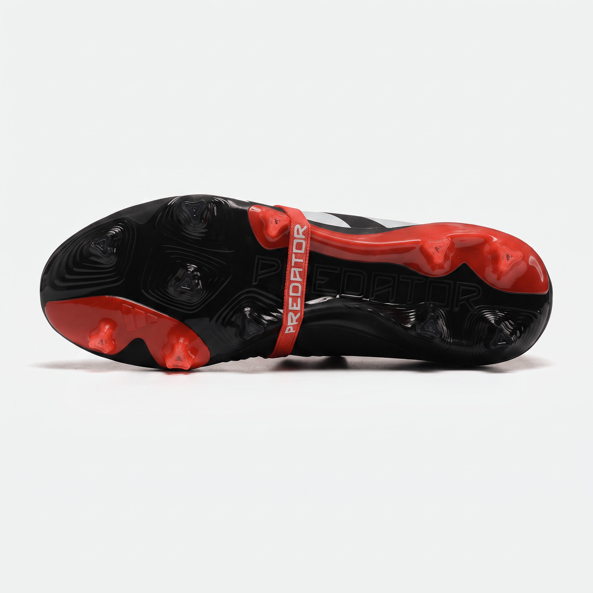 Predator Fold-Over Tongue SG Core Black / Cloud White / Solar Red - Elite Boots