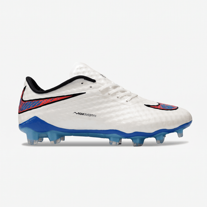 Hypervenom Phantom Premium FG White / Crimson / Blue Lagoon - Elite Boots
