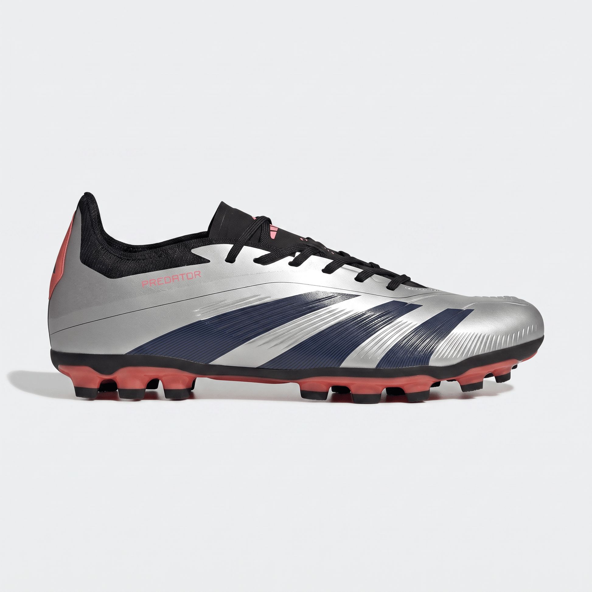 Predator TF Silver Metallic / Core Black / Team Solar Neon Pink - Elite Boots