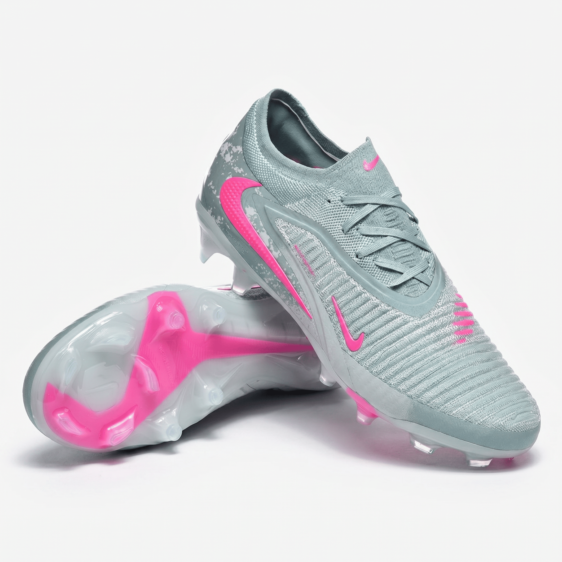 Phantom 6 Low FG Barely Green / Black / Gridiron / Metallic Silver - Elite Boots