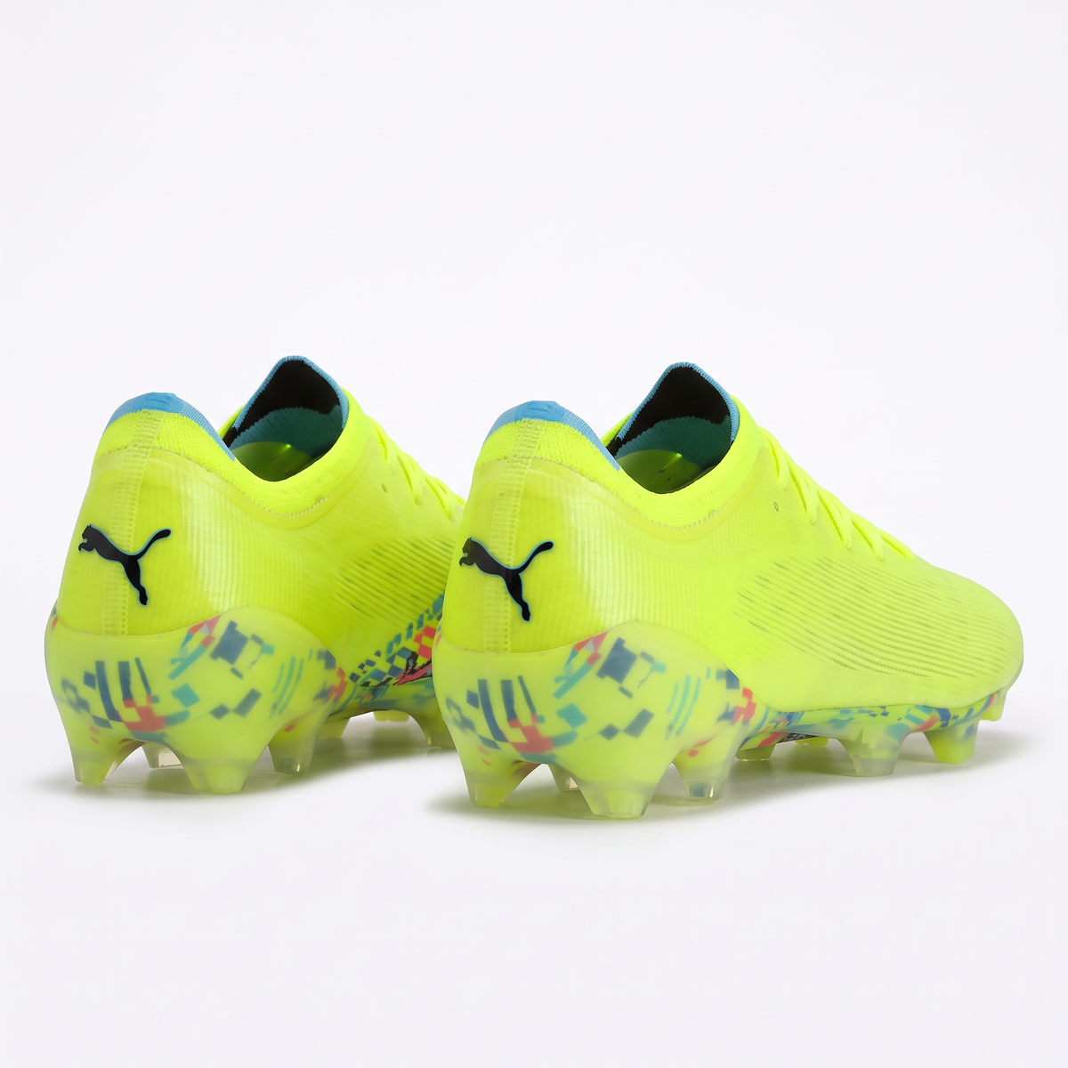Ultra Nitro 7 uden snørebånd FG Yellow Alert / White / Blue Glimmer / Pink Glimmer