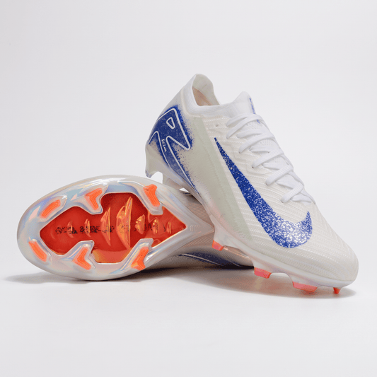 Air Zoom Mercurial Vapor 16 FG White / Racer Blue / Total Orange - Elite Boots