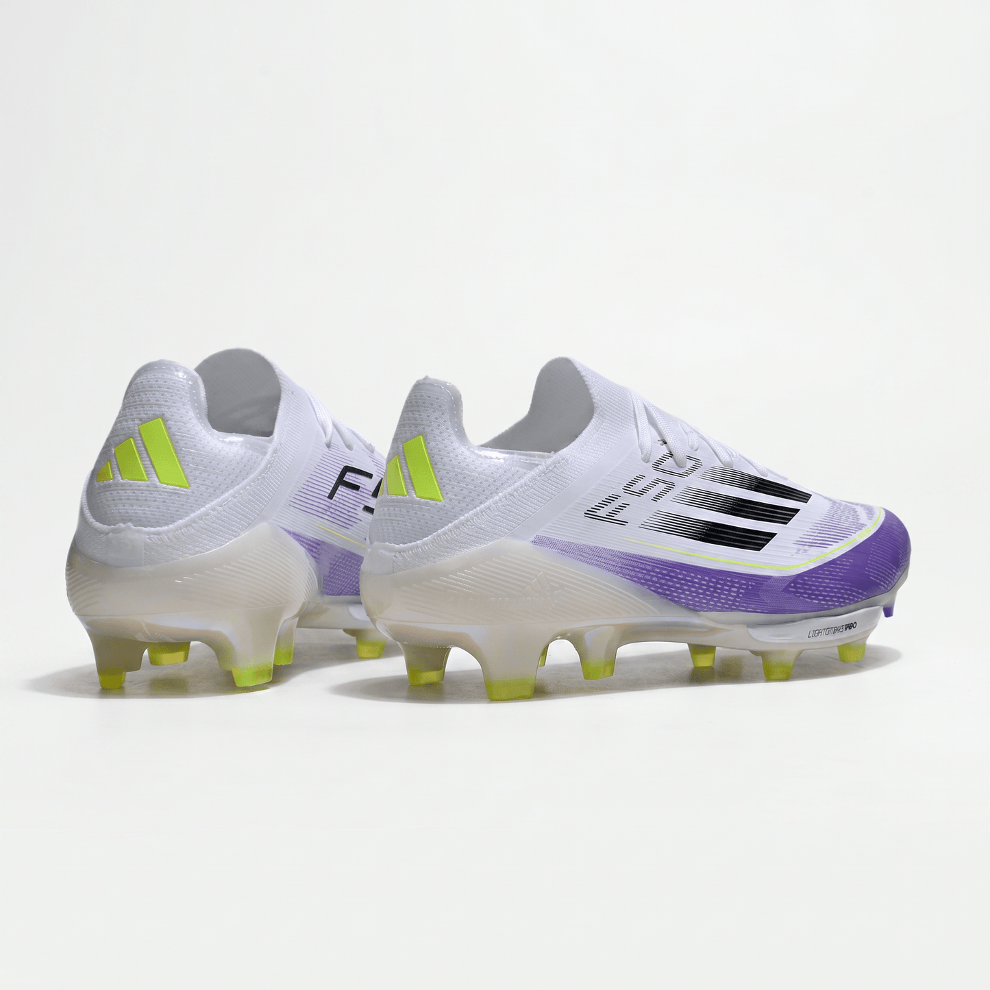 F50 Laced FG White / Unity Purple / Lucid Lemon - Elite Boots