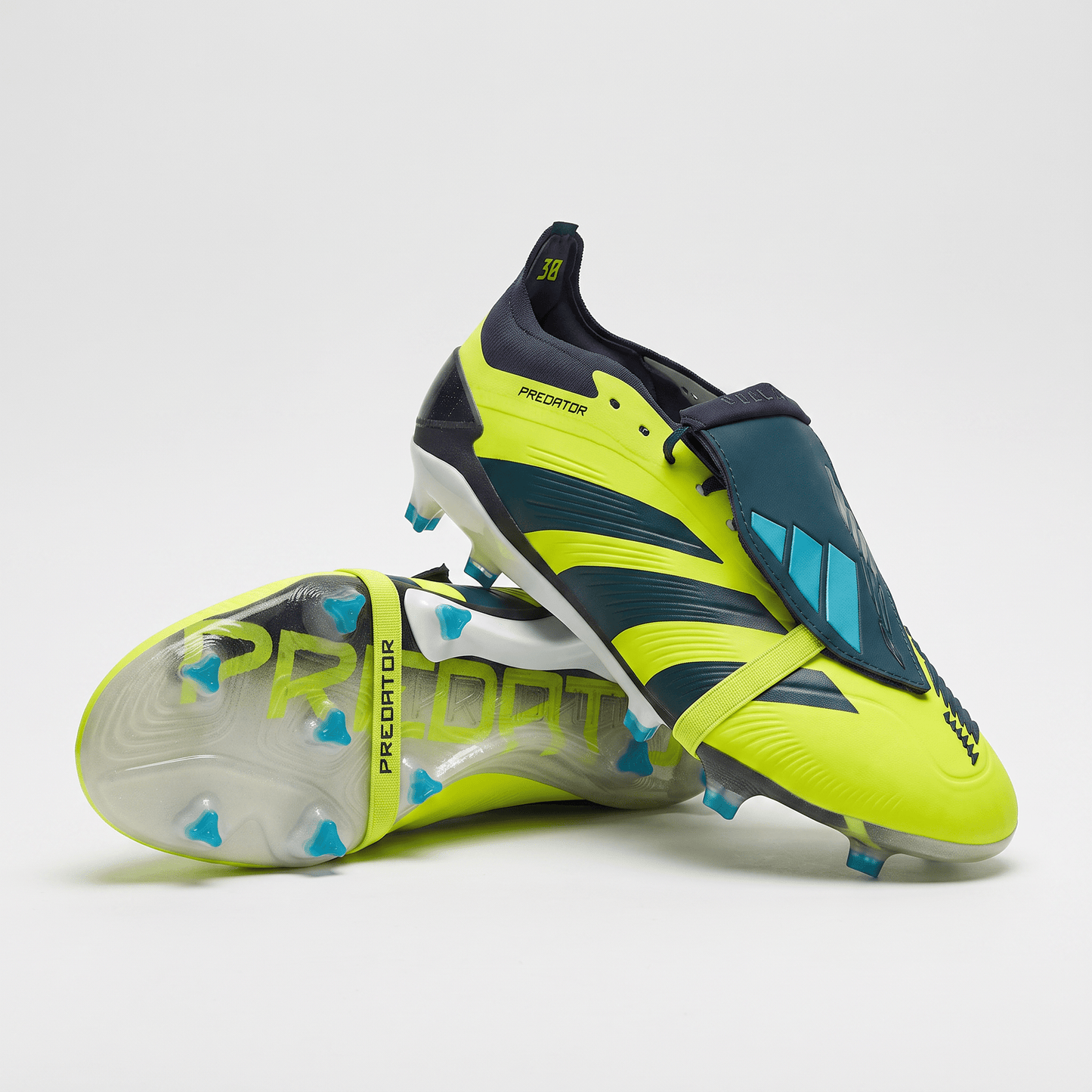 Predator Fold-Over Tongue FG Lucid Lemon / Core Black / Solar Red - Elite Boots