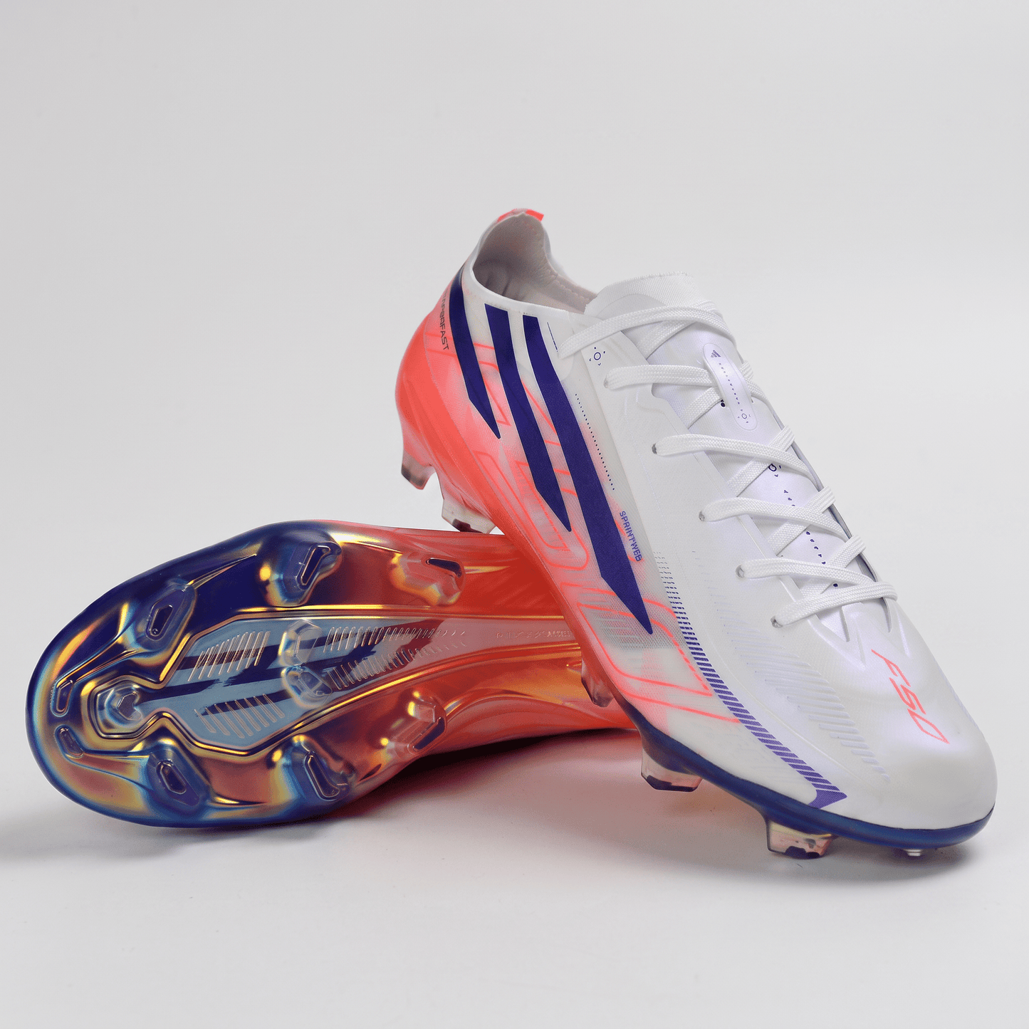 F50 Hyperfast Pro FG Cloud White / Lucid Blue / Solar Turbo - Elite Boots