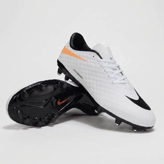 Hypervenom Phinish SG-Pro White / Black / Total Orange - Elite Boots