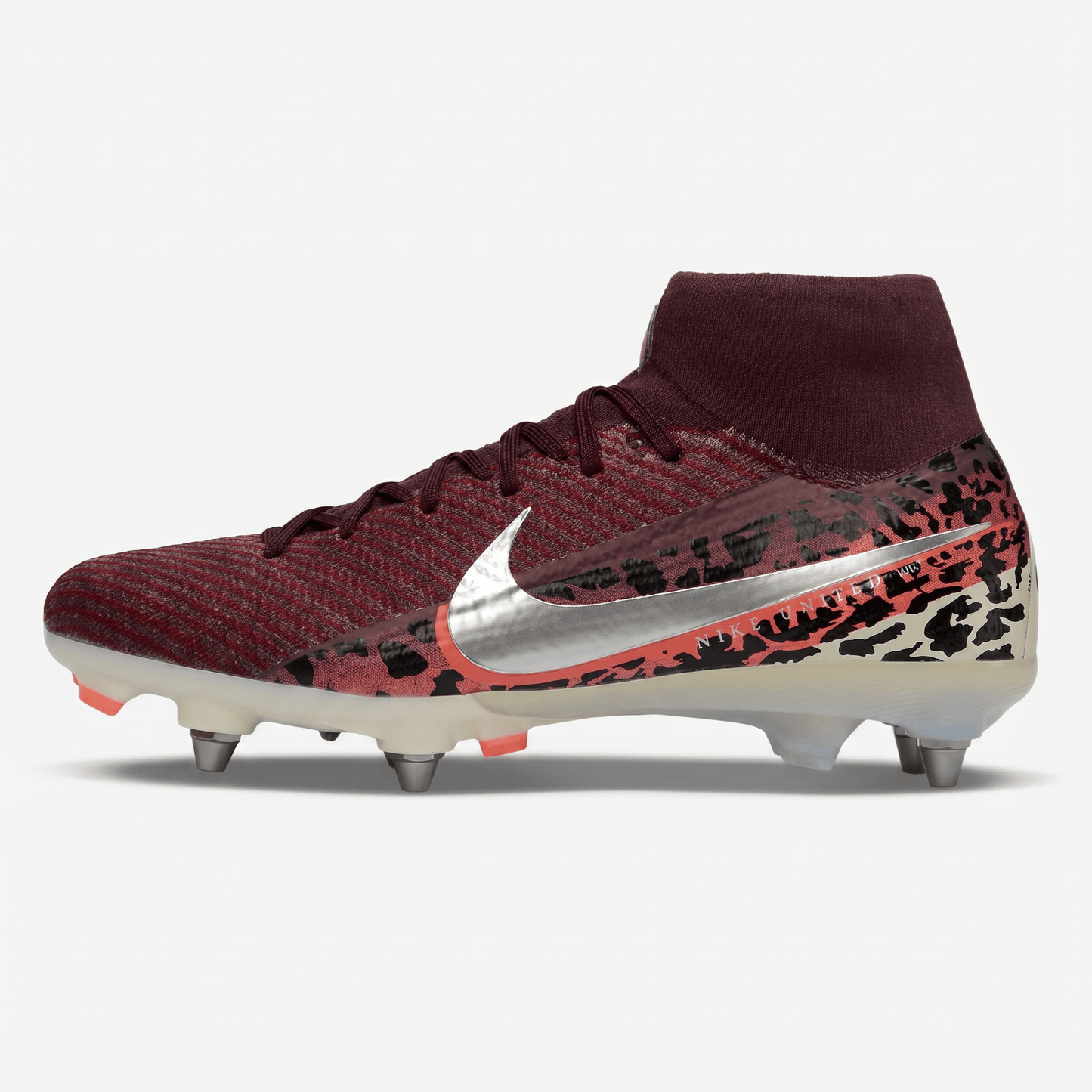 Mercurial Superfly IIX Elite SG Burgundy / Metallic Silver / Coral - Elite Boots