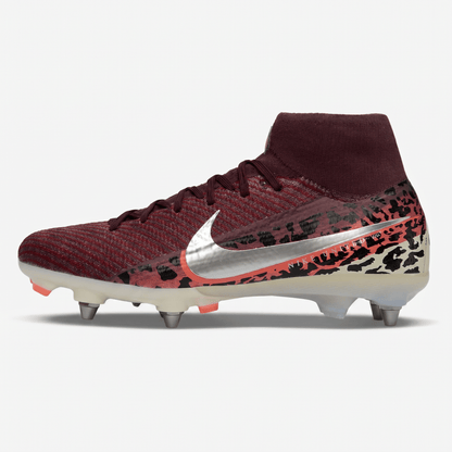 Mercurial Superfly IIX Elite SG Burgundy / Metallic Silver / Coral - Elite Boots