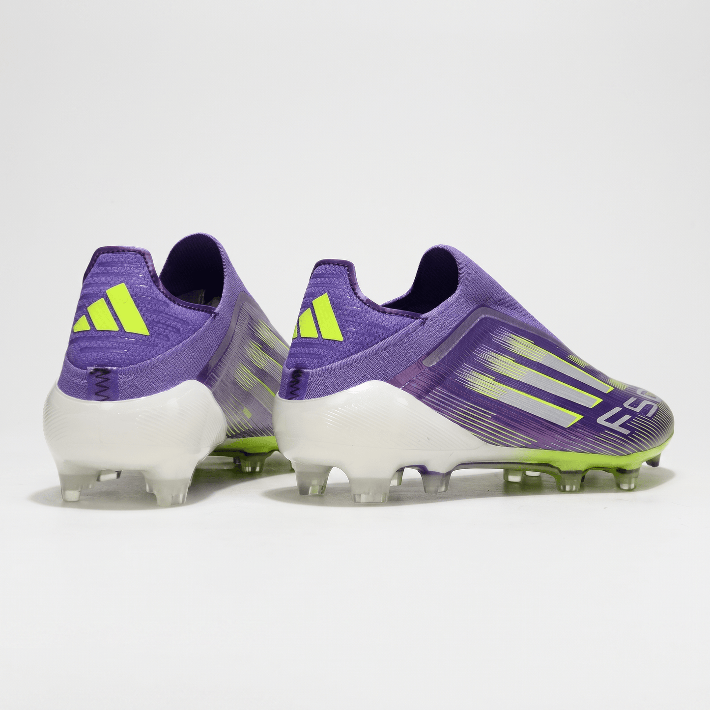 F50 Laceless FG Purple Rush / Cloud White / Lucid Lemon - Elite Boots