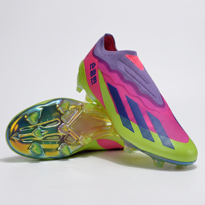 X Crazyfast FG Lucid Pink / Lucid Lemon / Jasná královská modrá