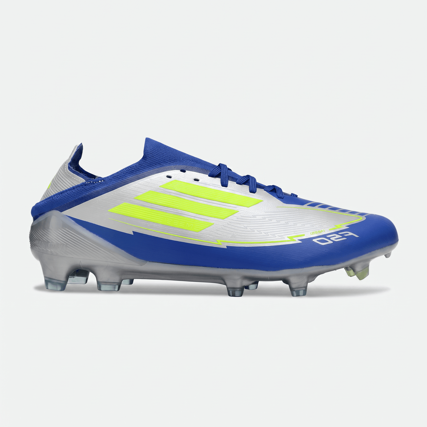 F50 FG Silver Metallic / Solar Yellow / Lucid Blue - Elite Boots