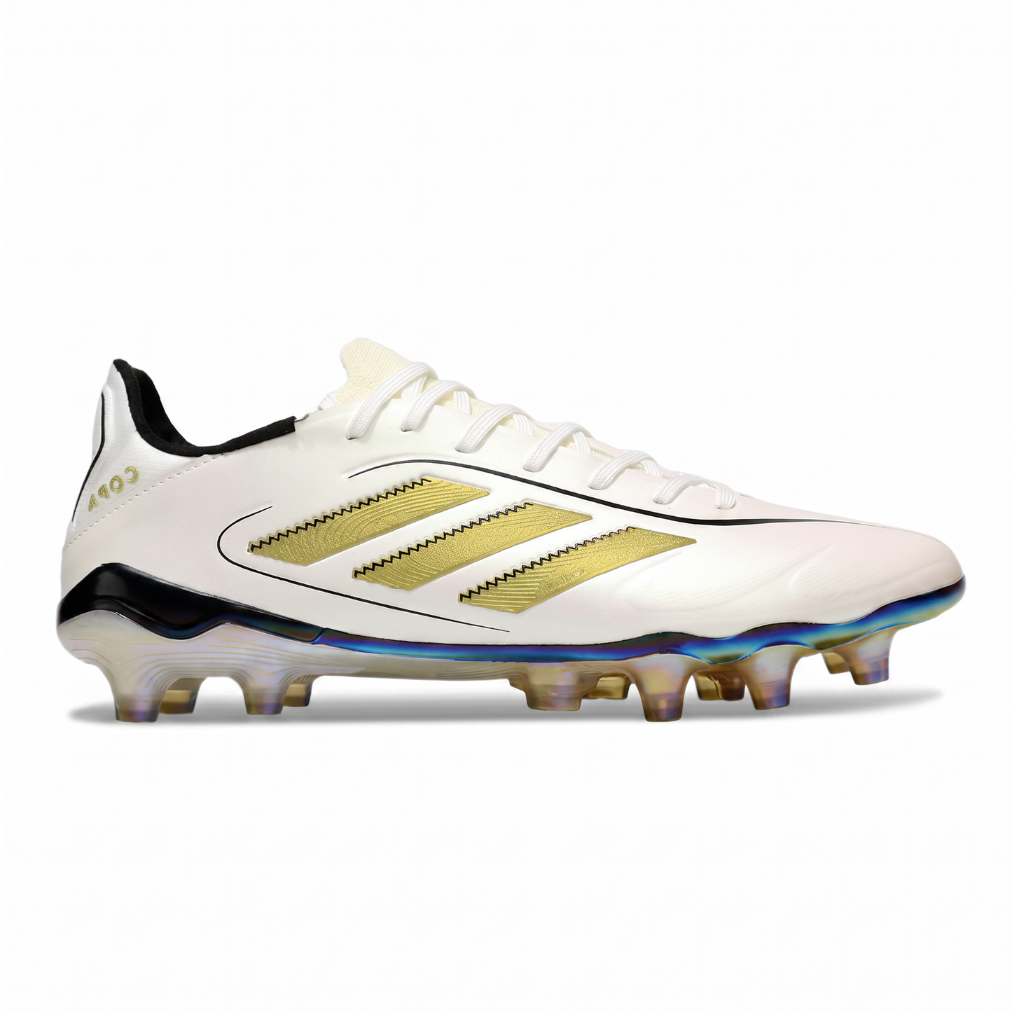 Copa Pure+ FG Biały / Złoty / Czarny