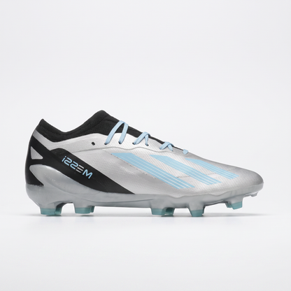 X Crazyfast FG Argento Metallico / Nero Core / Blu Bliss