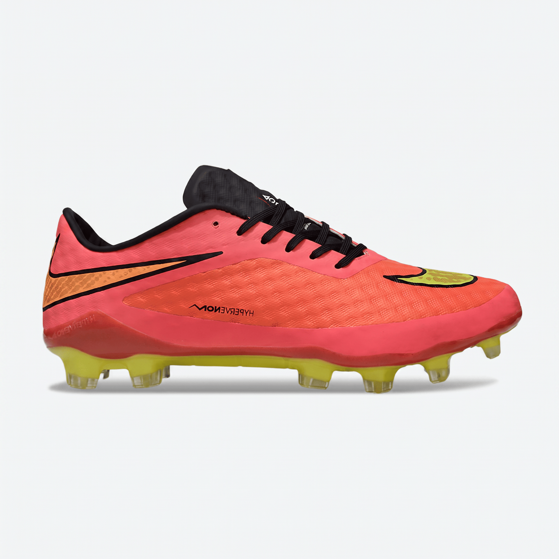 Hypervenom Phantom Premium FG Black / Challenge Red / Volt - Elite Boots