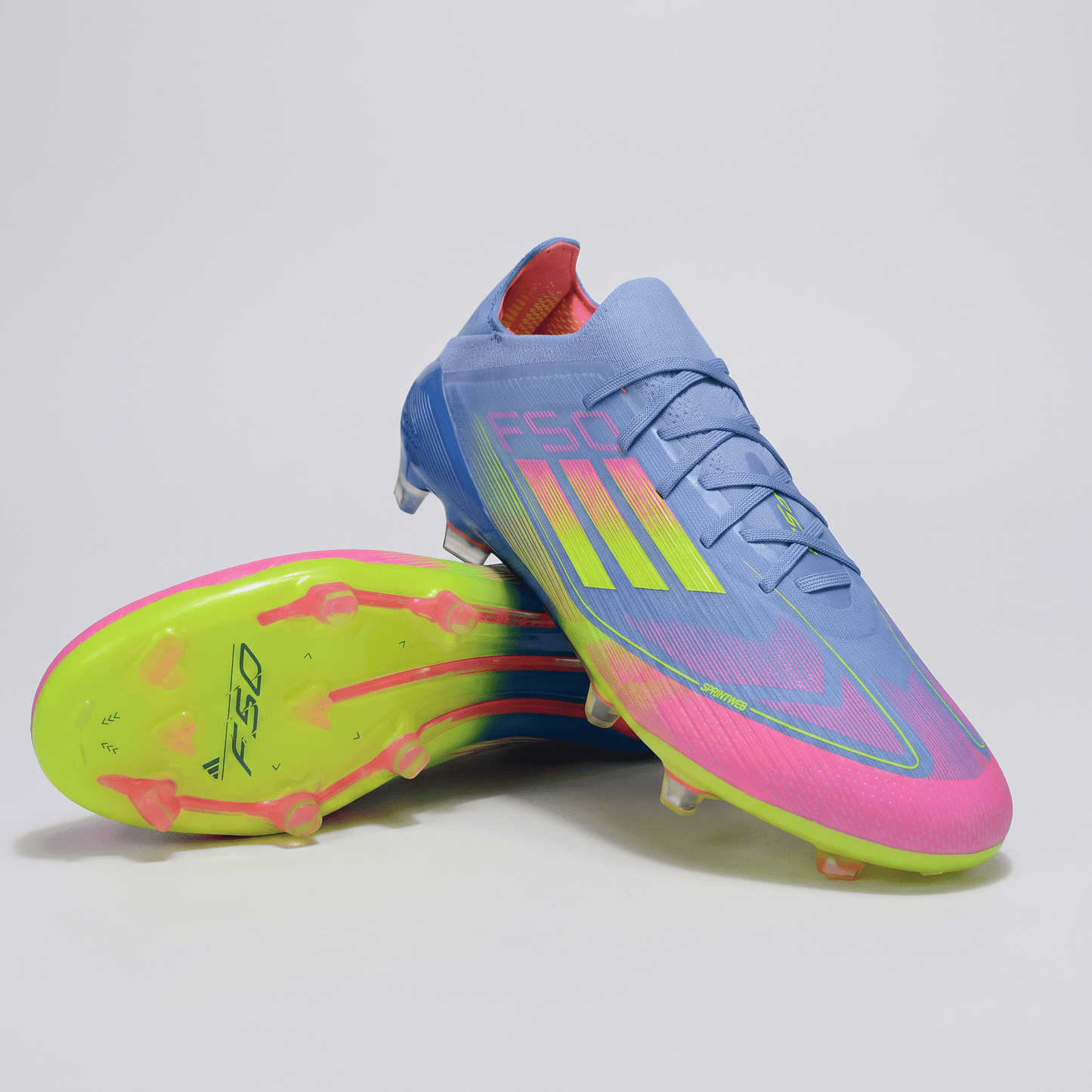F50 FG Almost Blue / Semi Lucid Blue / Semi Solar Yellow - Elite Boots