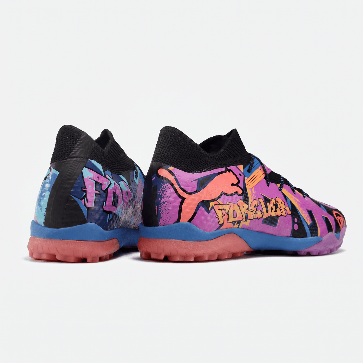 Future 7 Match TT Black / Pink Glimmer / Blue Glimmer / Silver / Ultra Blue - Elite Boots
