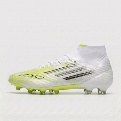 F50 Sparkfusion Elite Mid FGColor: Footwear White / Silver Metallic / Lucid Lemon - Elite Boots