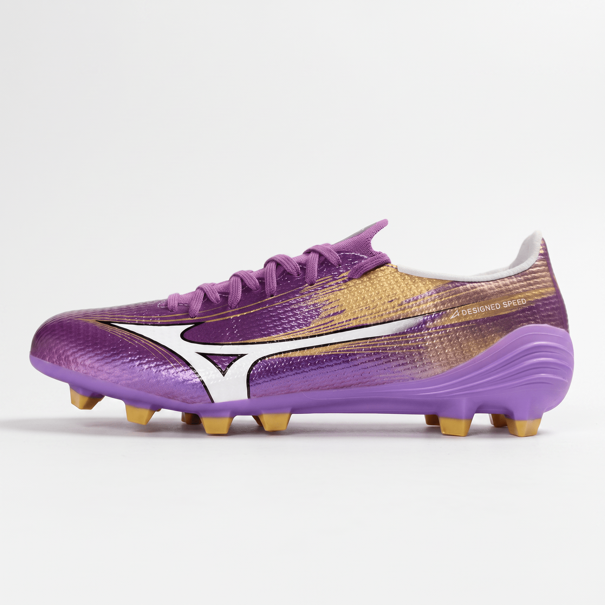 Alpha III FG Purple / Gold / White - Elite Boots