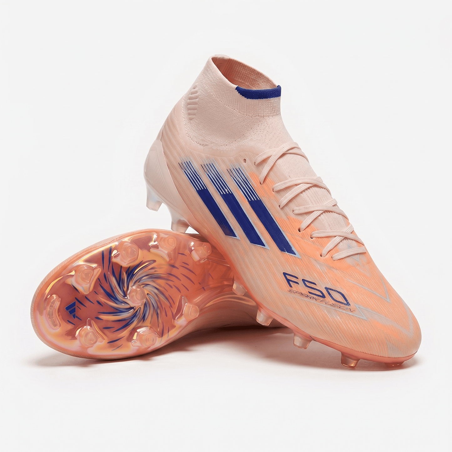 F50 Sparkfusion Elite Mid FGColor: Wonder Quartz / Team Navy Blue / Lucid Lemon - Elite Boots