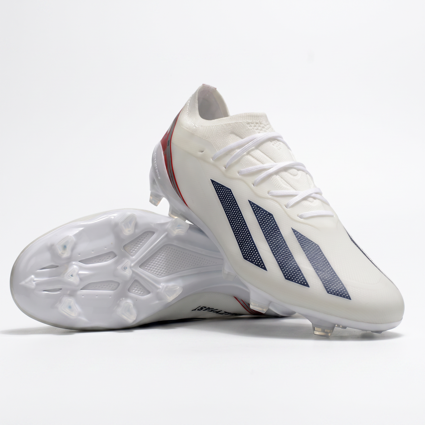 X Crazyfast.1 FG voetbalschoenen Wit / Core Black / Lucid Lemon