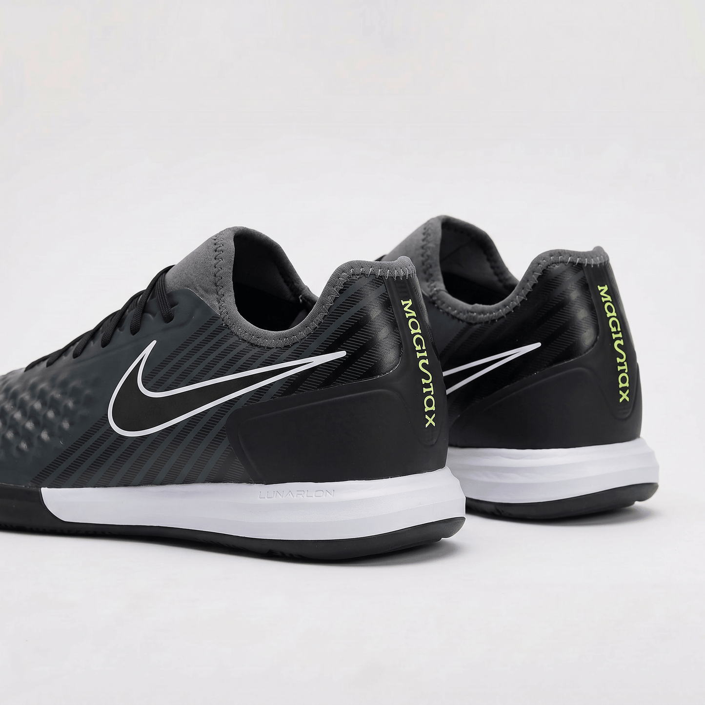 Magista X Finale II Indoor Flat Black/Anthracite/Volt Green - Elite Boots
