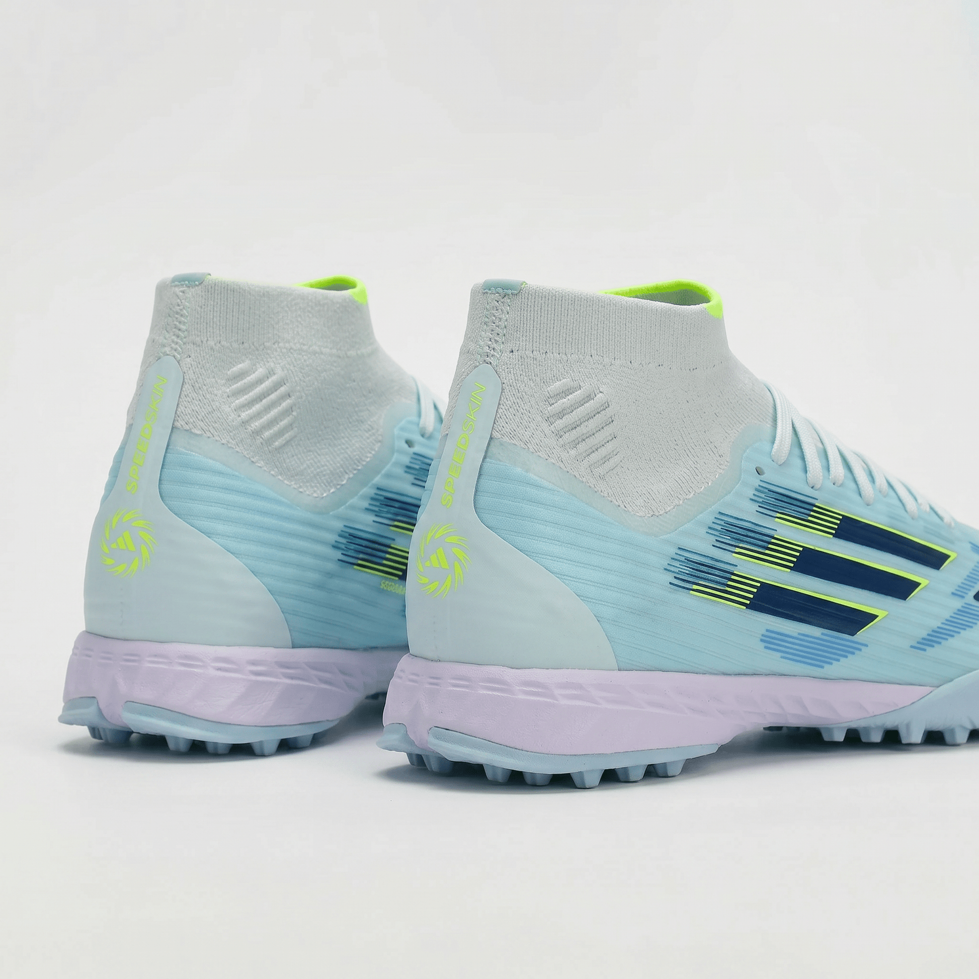 F50 Sparkfusion Pro Mid TFColor: Wonder Quartz / Team Navy Blue / Lucid Lemon - Elite Boots