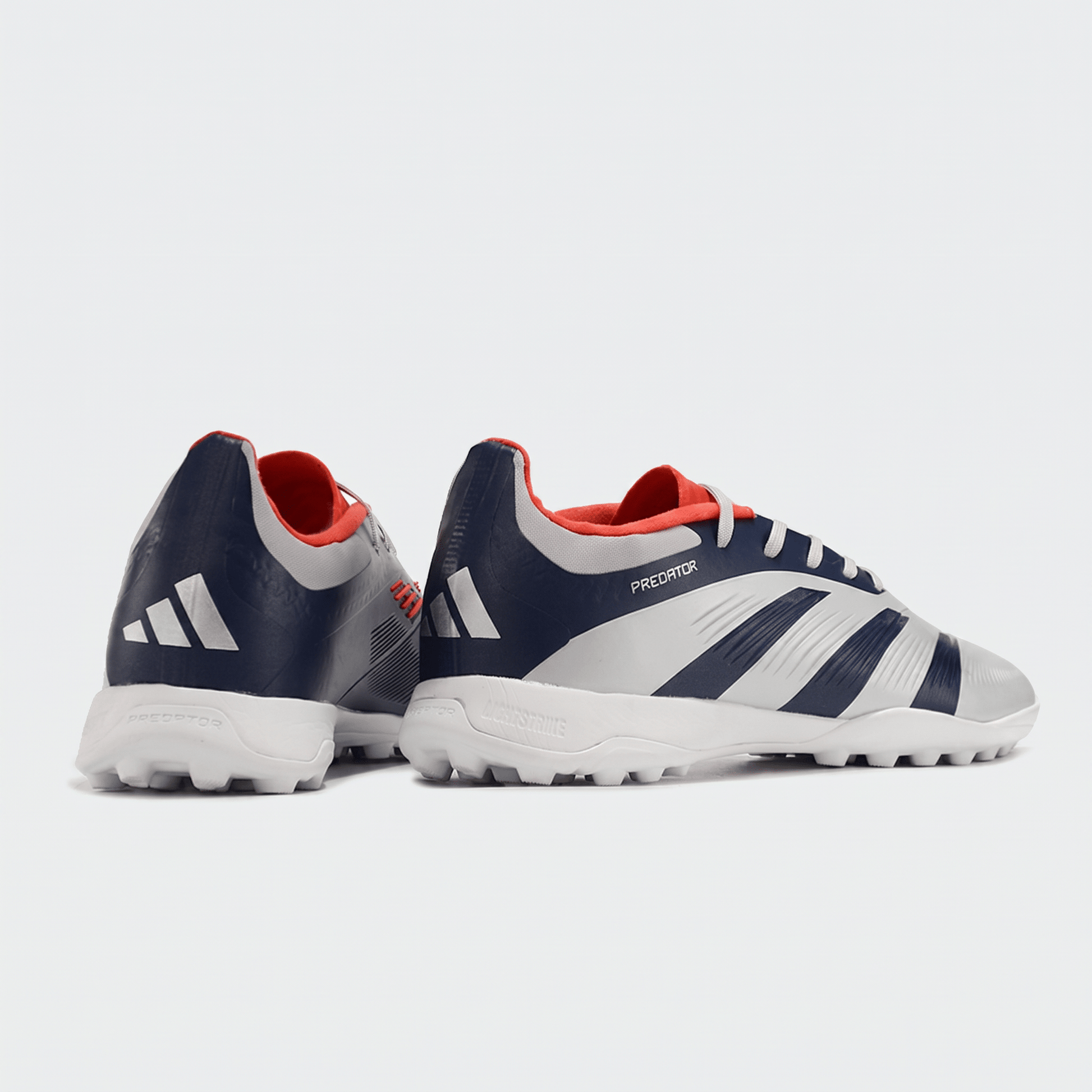 Predator TF Muted Silver / Core Black / Solar Red - Elite Boots