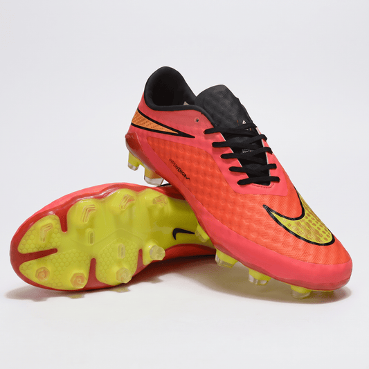 Hypervenom Phantom Premium FG Black / Challenge Red / Volt - Elite Boots