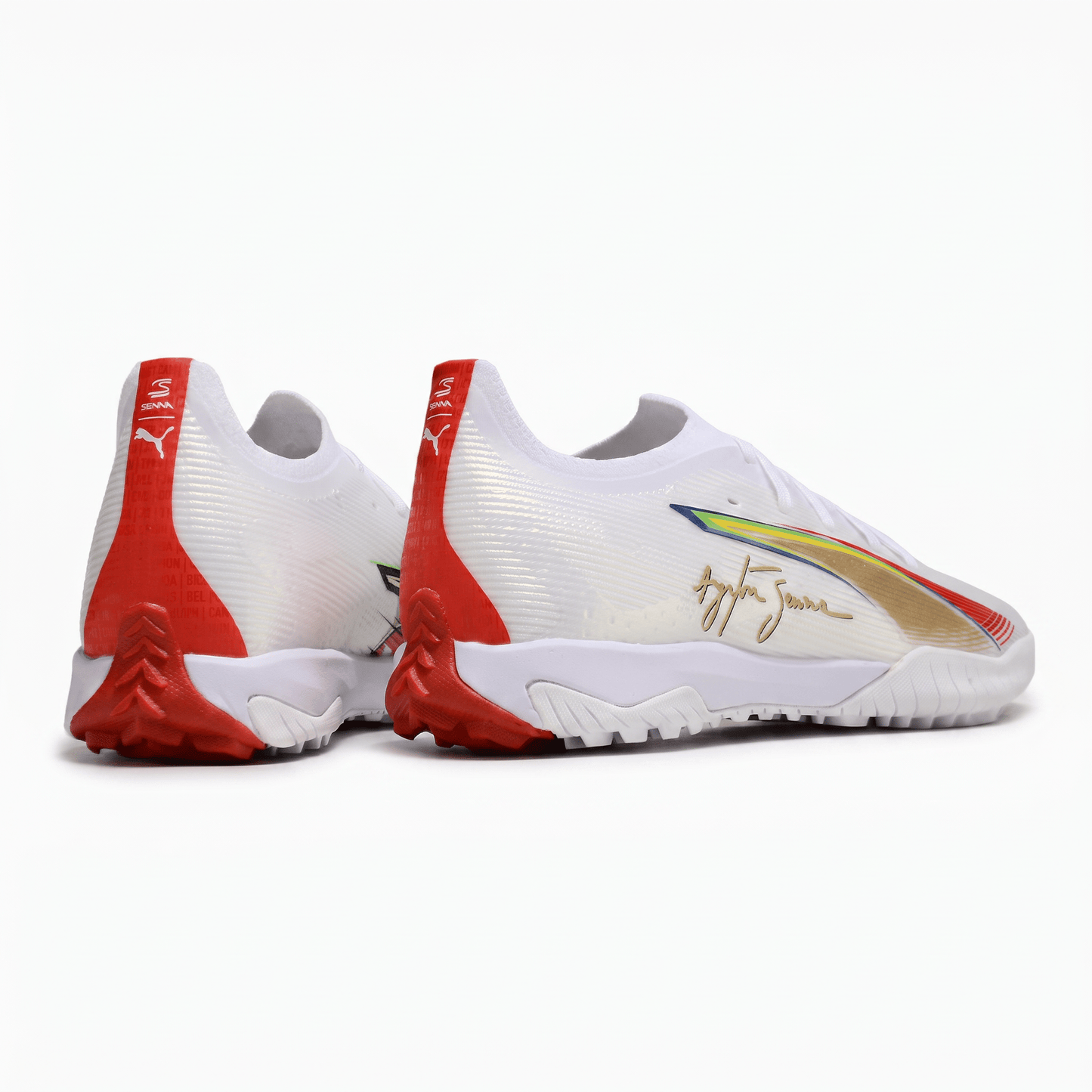 Ultra 5 Ultimate Senna TT White / Gold / Red - Elite Boots